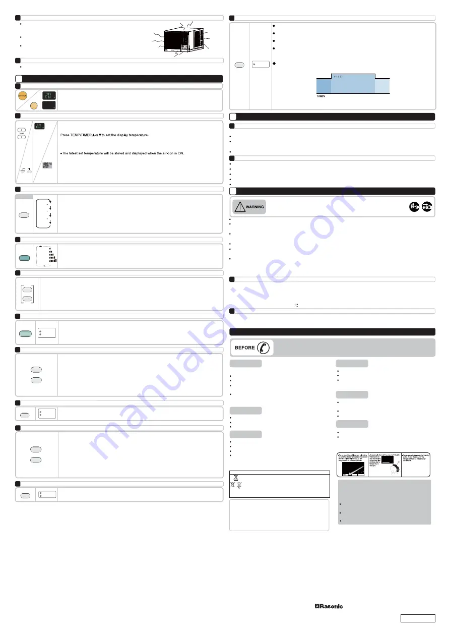 Rasonic RC-SU120A Operating Instructions Download Page 2