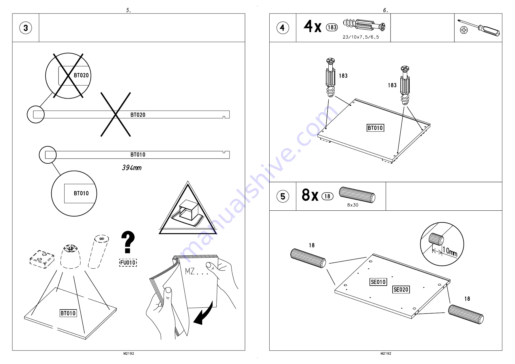 Rauch M2192 Assembly Instructions Manual Download Page 5