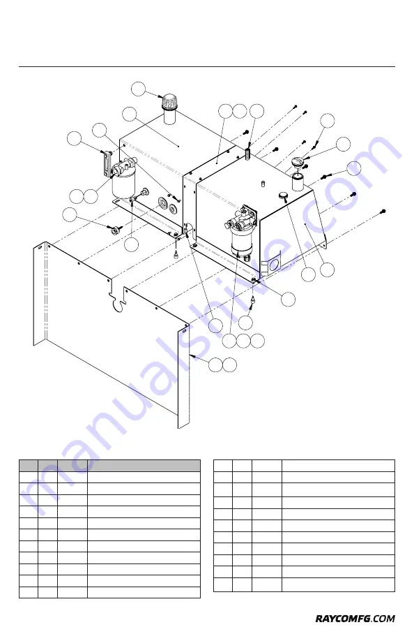 Rayco RG74DXH Parts Manual Download Page 32