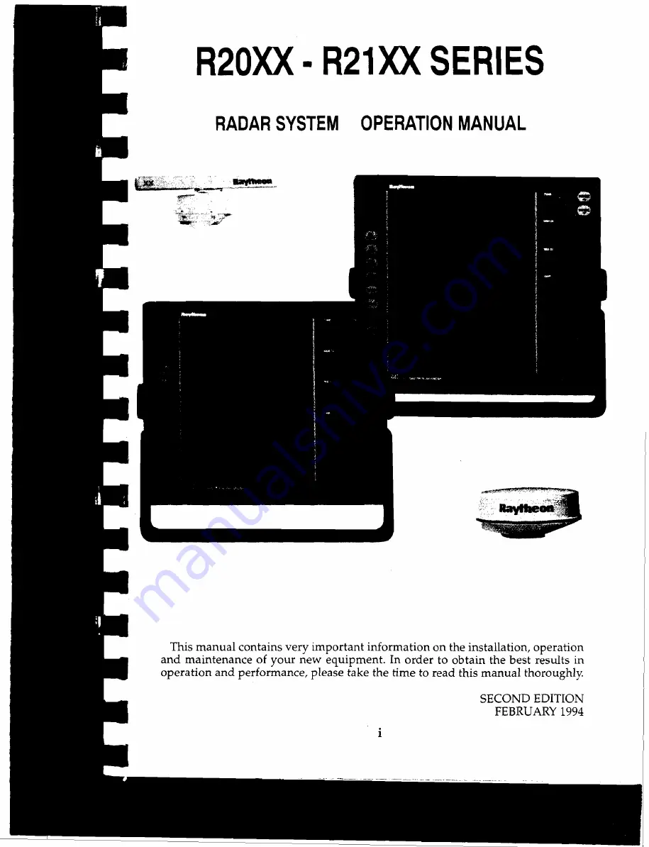 Raymarine R20 Operation Manual Download Page 3