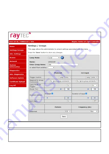 Raytec VARIO2 series Full Installation And Setup Manual Download Page 29