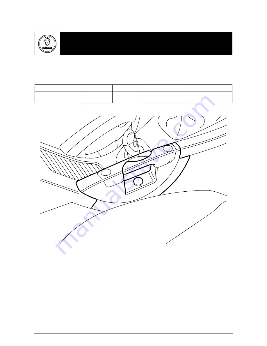 Saab 9-3 M03- Installation Instructions Download Page 1