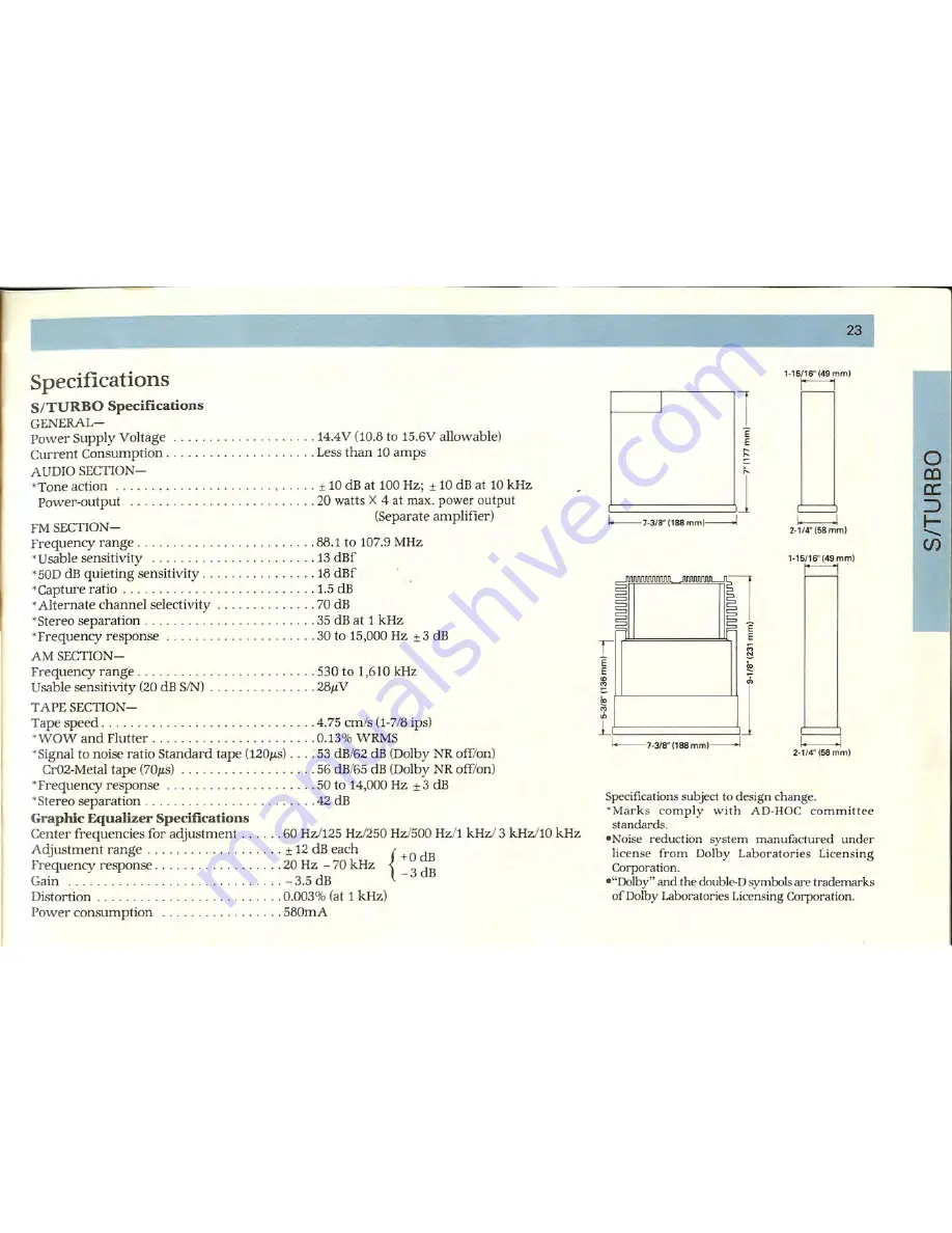 Saab Clarion Manual Download Page 24