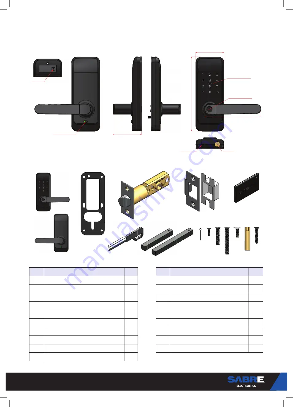 Sabre DL700 User Manual Download Page 3