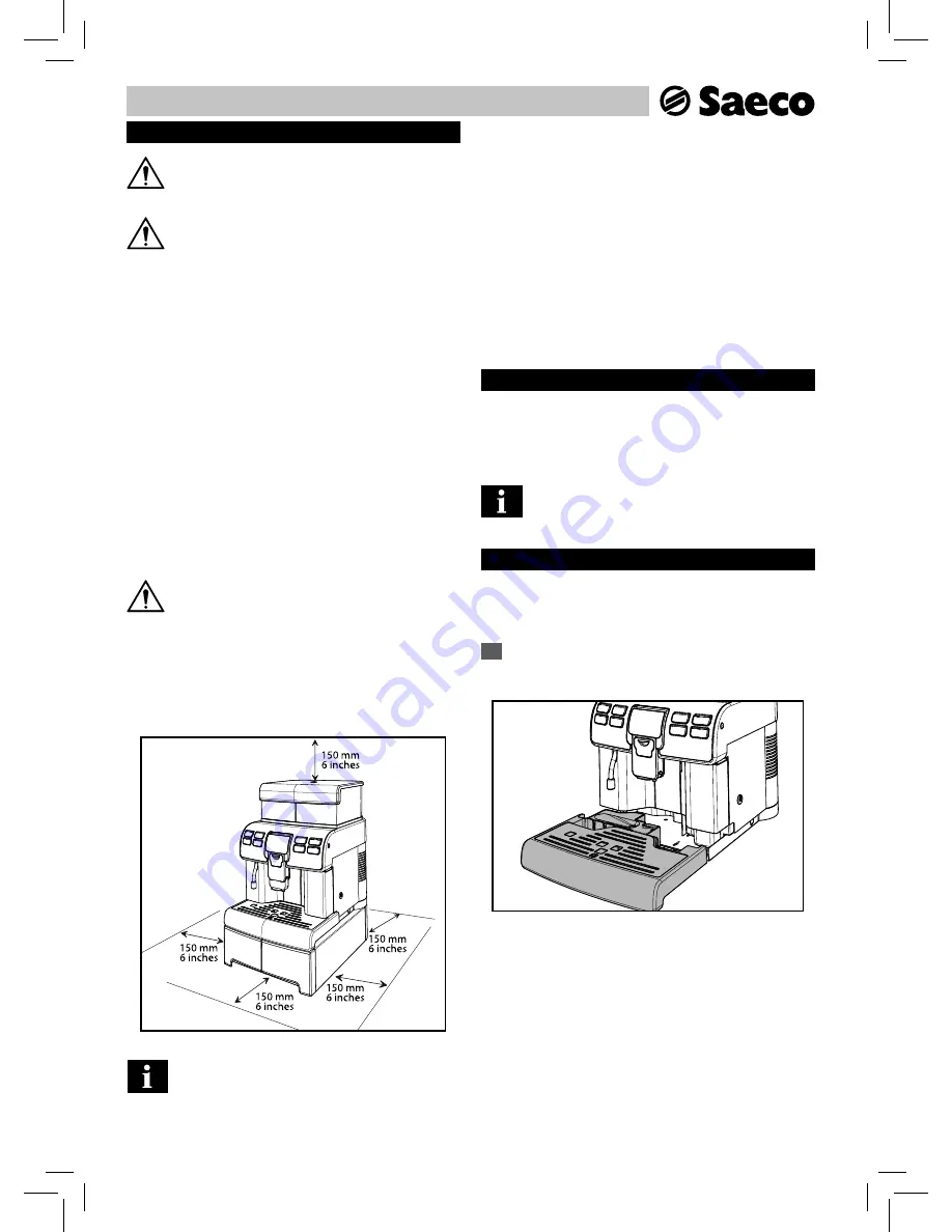 Saeco Aulika SUP040R Operating Instructions Manual Download Page 28