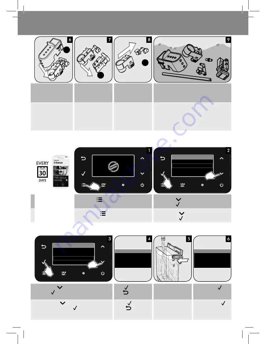 Saeco GrabBaristo HD8964 Quick Instruction Manual Download Page 66