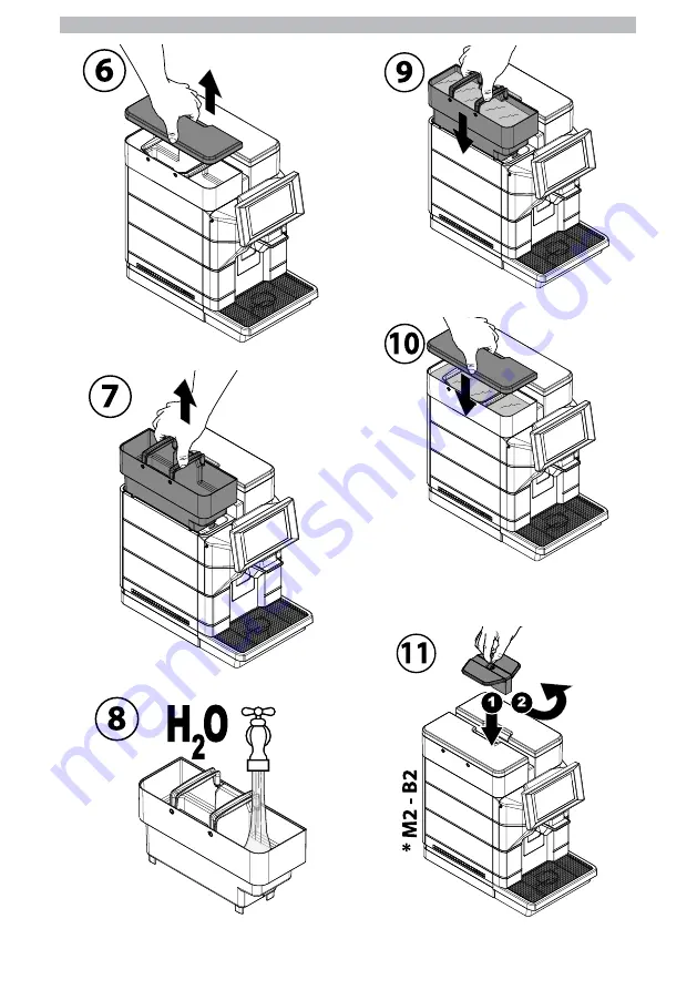 Saeco MAGIC M2 Quick Start Manual Download Page 4