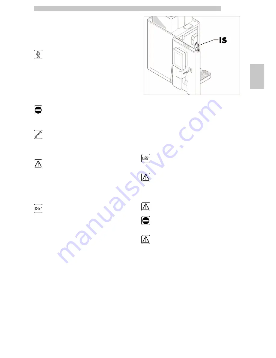 Saeco NEXTAGE CAP010 Use And Maintenance Download Page 9