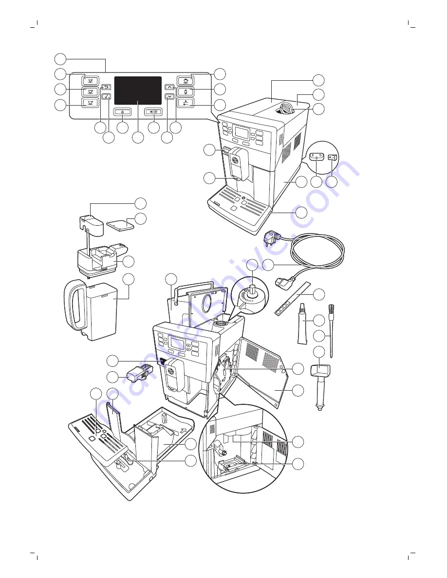 Saeco PicoBaristo HD8927 Скачать руководство пользователя страница 4