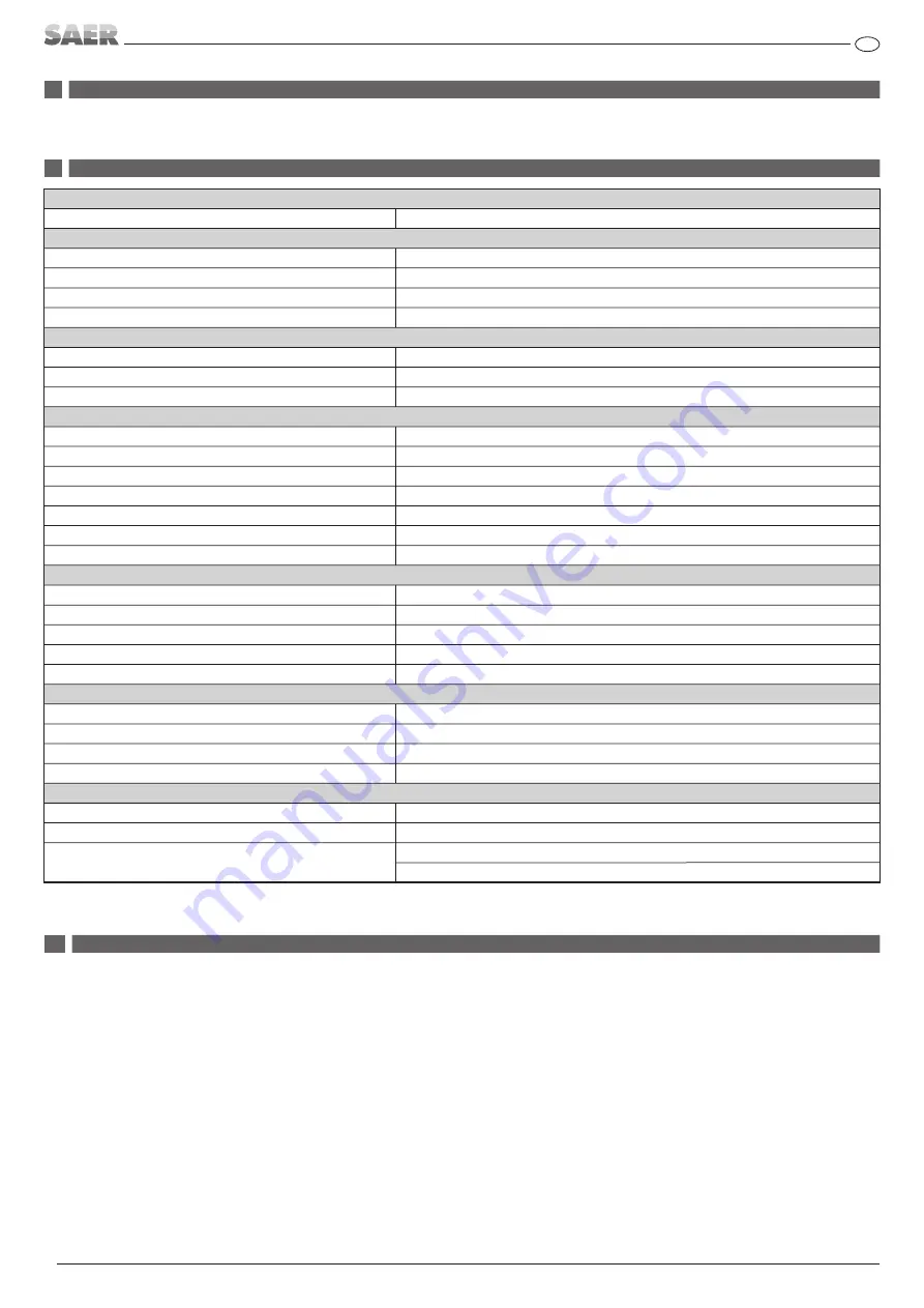 SAER Elettropompe IR Series Use And Maintenance Manual Download Page 8