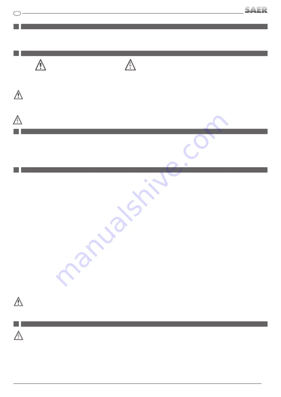 SAER Elettropompe IR Series Скачать руководство пользователя страница 21