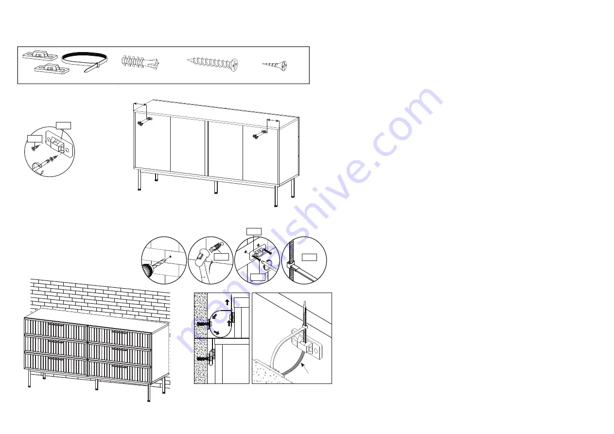 Safavieh Furniture Axelle DRS9601 Manual Download Page 9