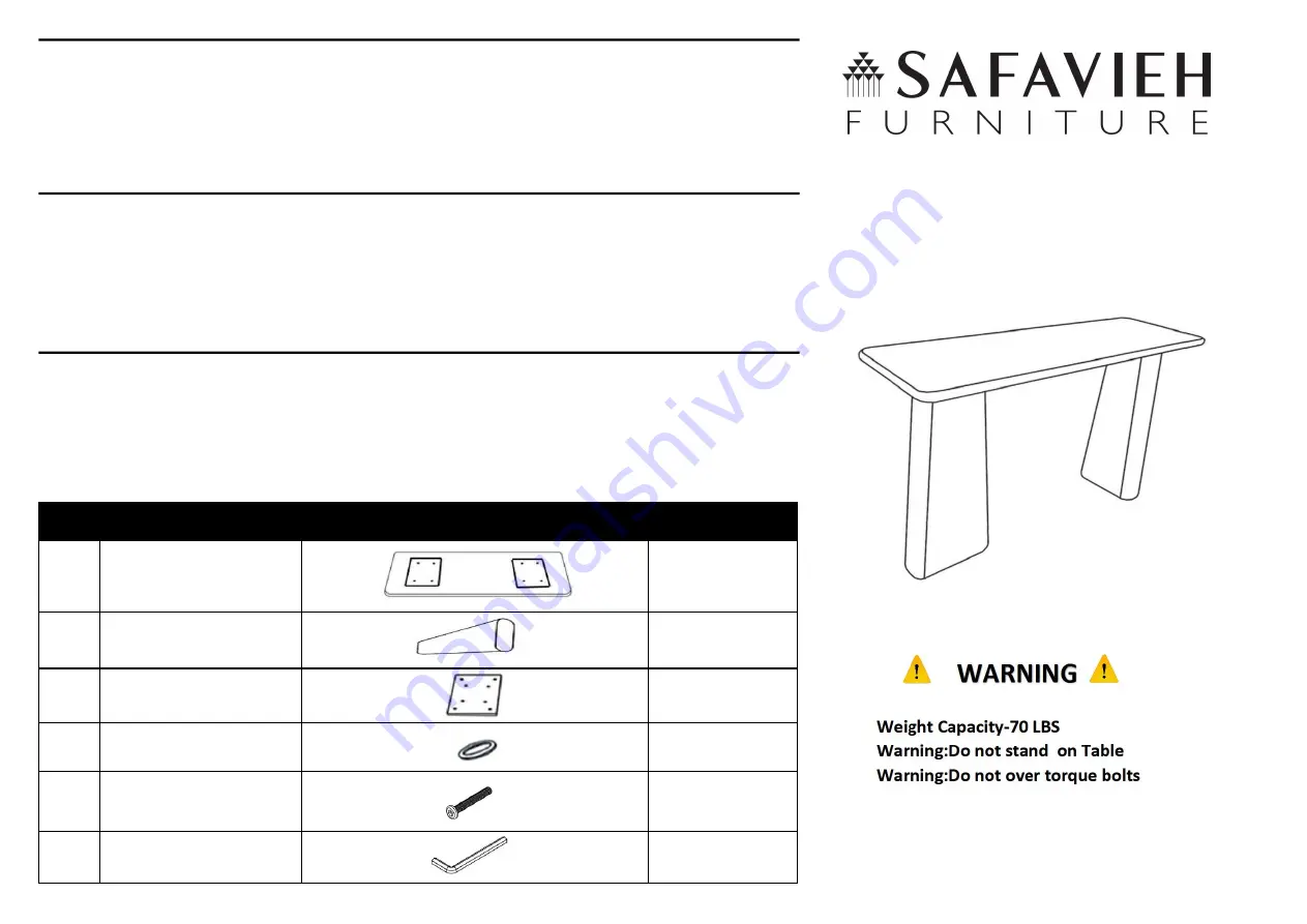 Safavieh Furniture Calli CNS9702 Скачать руководство пользователя страница 1