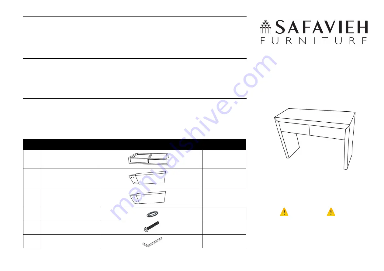 Safavieh Furniture Rune CNS9705 Скачать руководство пользователя страница 1