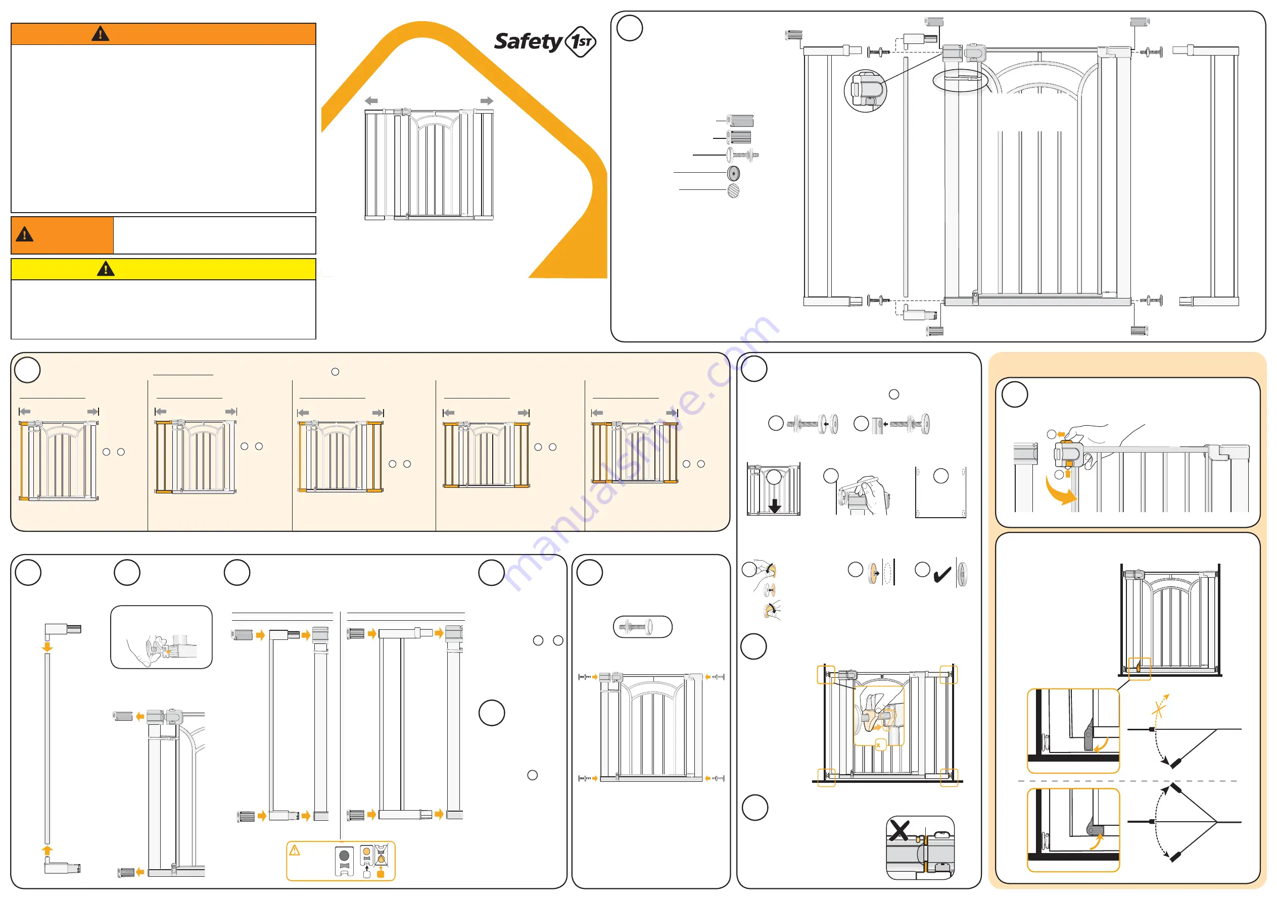 Safety 1st GA107 Assembly Instructions Download Page 2