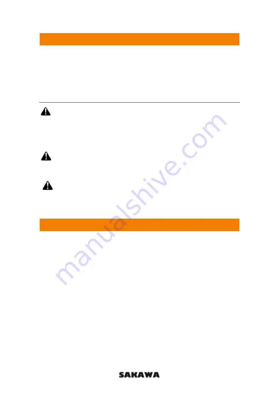 SAKAWA BS7001 User Manual Download Page 3