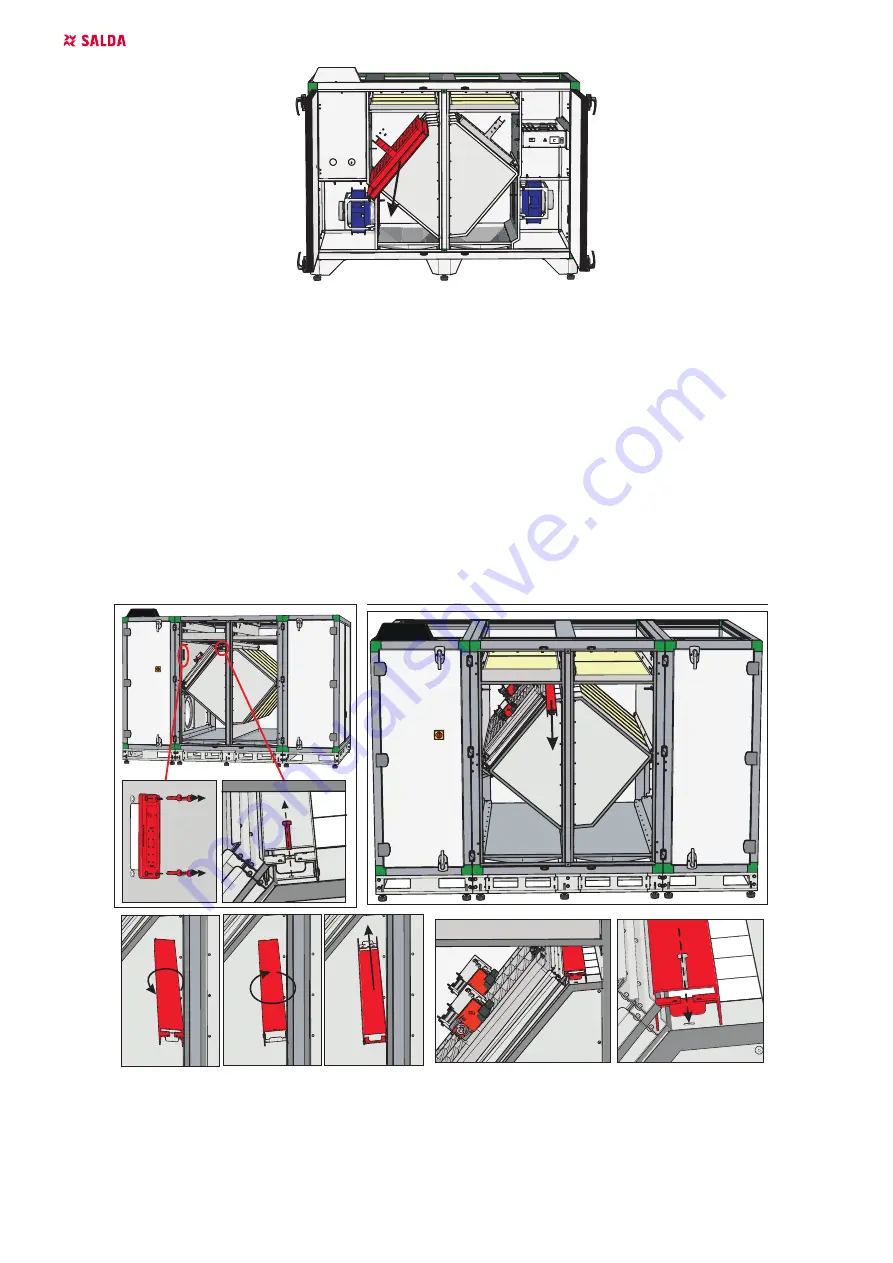 Salda AMBERAIR COMPACT CX V Mounting And Installation Instruction Download Page 46