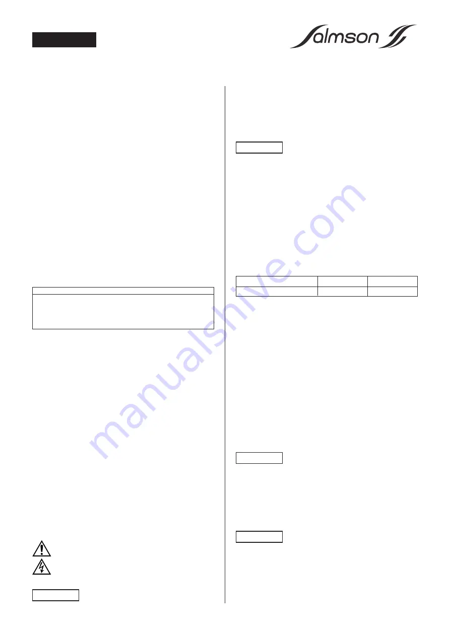 salmson NSB Series Installation And Starting Instructions Download Page 5