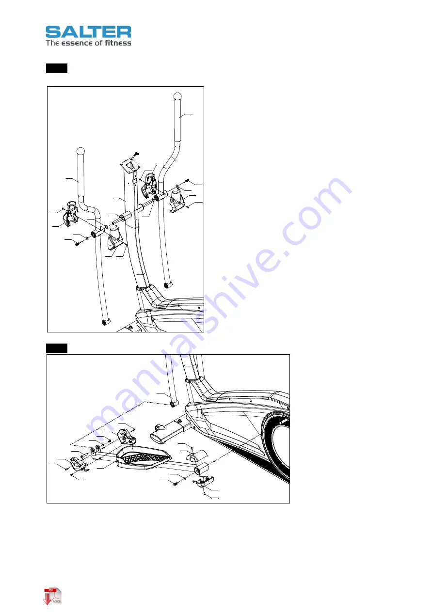 Salter E-25 MAGNETIC ELLIPTICAL Скачать руководство пользователя страница 6