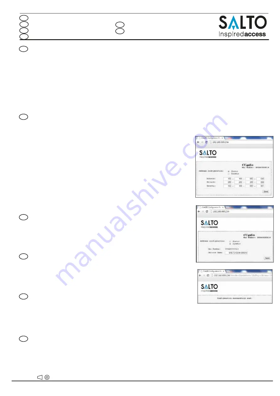 Salto CU42 Series Instructions For Use Manual Download Page 6