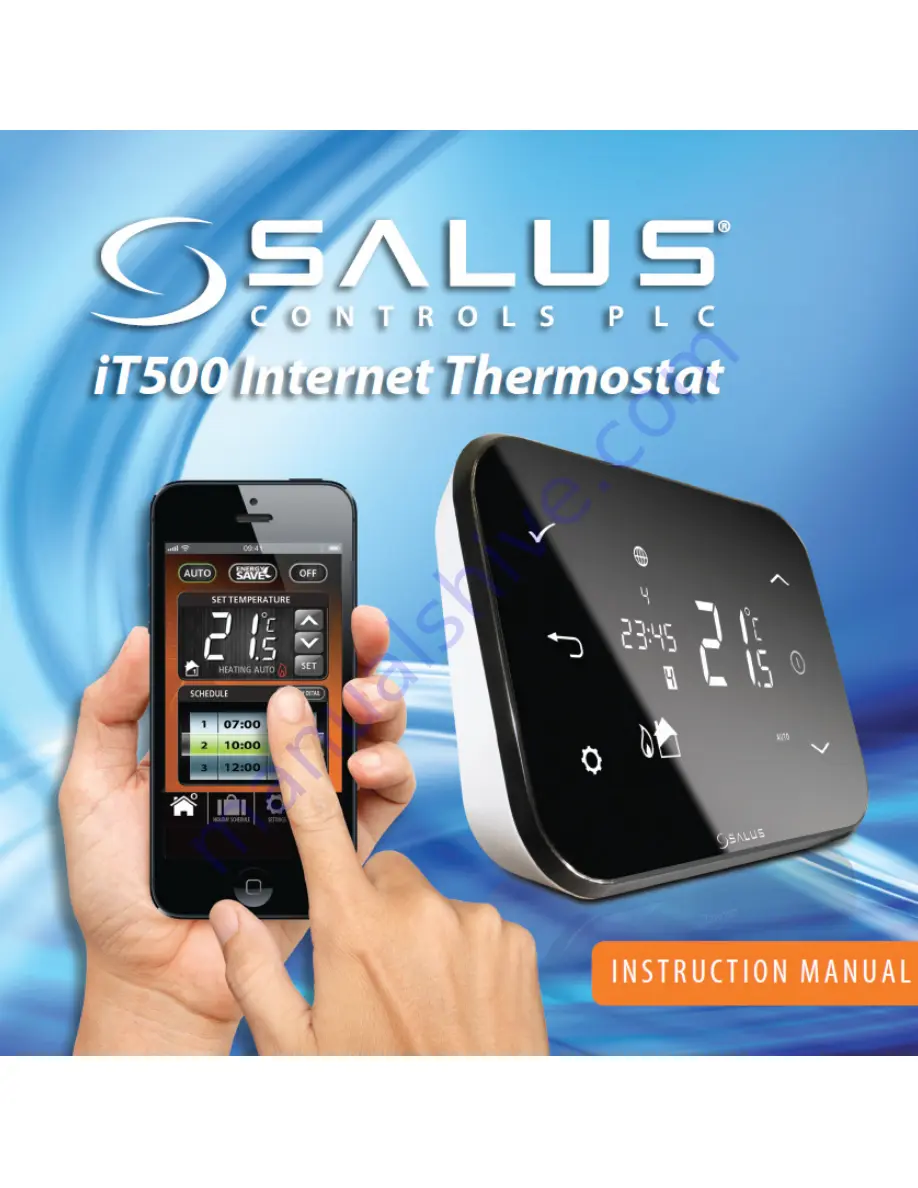 Salus iT500 Instruction Manual Download Page 1