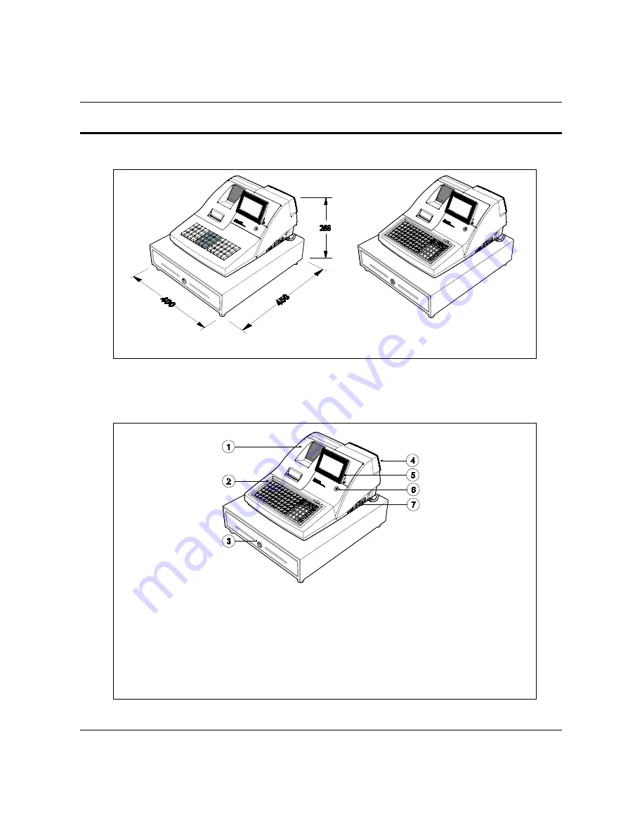 Sam4s NR-500 Series Service Manual Download Page 8