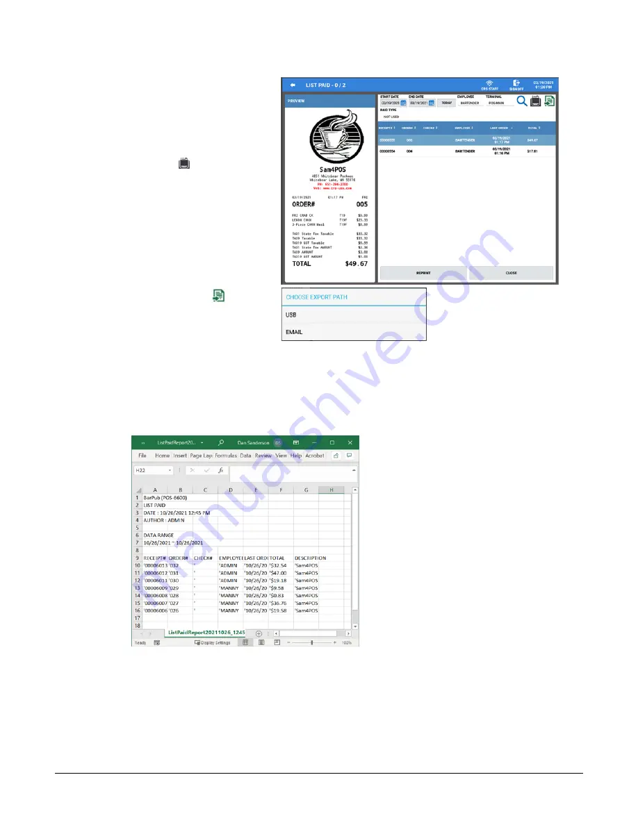 Sam4s SAP-6600 Operator'S Manual Download Page 141