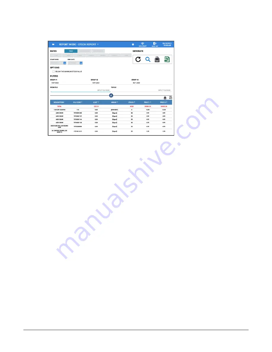 Sam4s SAP-6600 Operator'S Manual Download Page 175