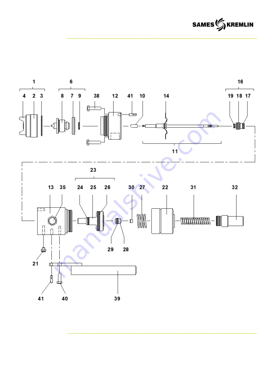 SAMES KREMLIN A28 User Manual Download Page 38