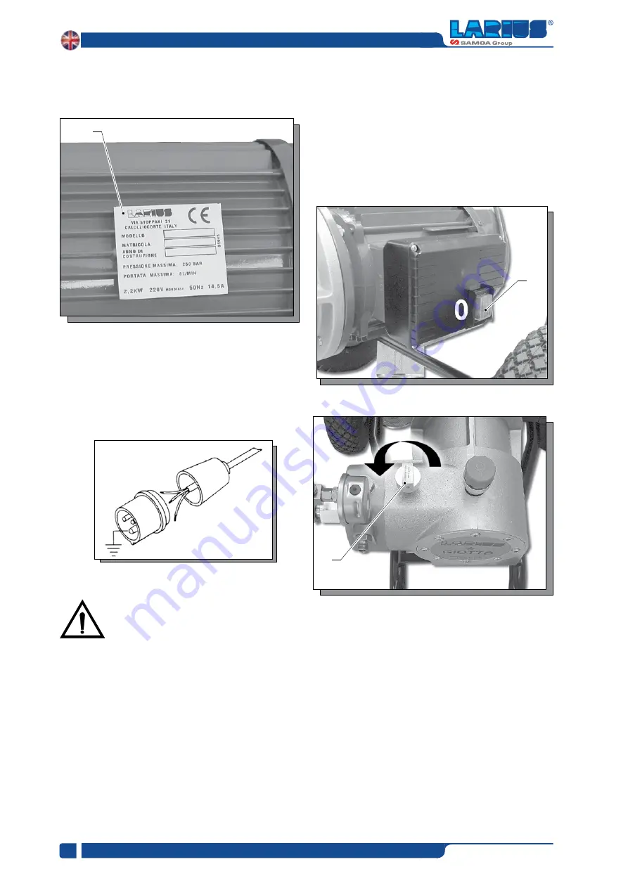 Samoa LARIUS GIOTTO Operating And Maintenance Manual Download Page 8