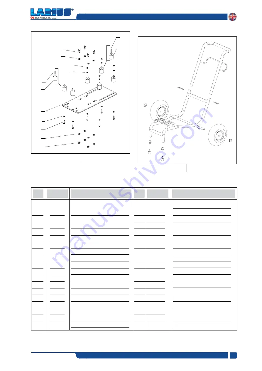 Samoa LARIUS GIOTTO Operating And Maintenance Manual Download Page 23