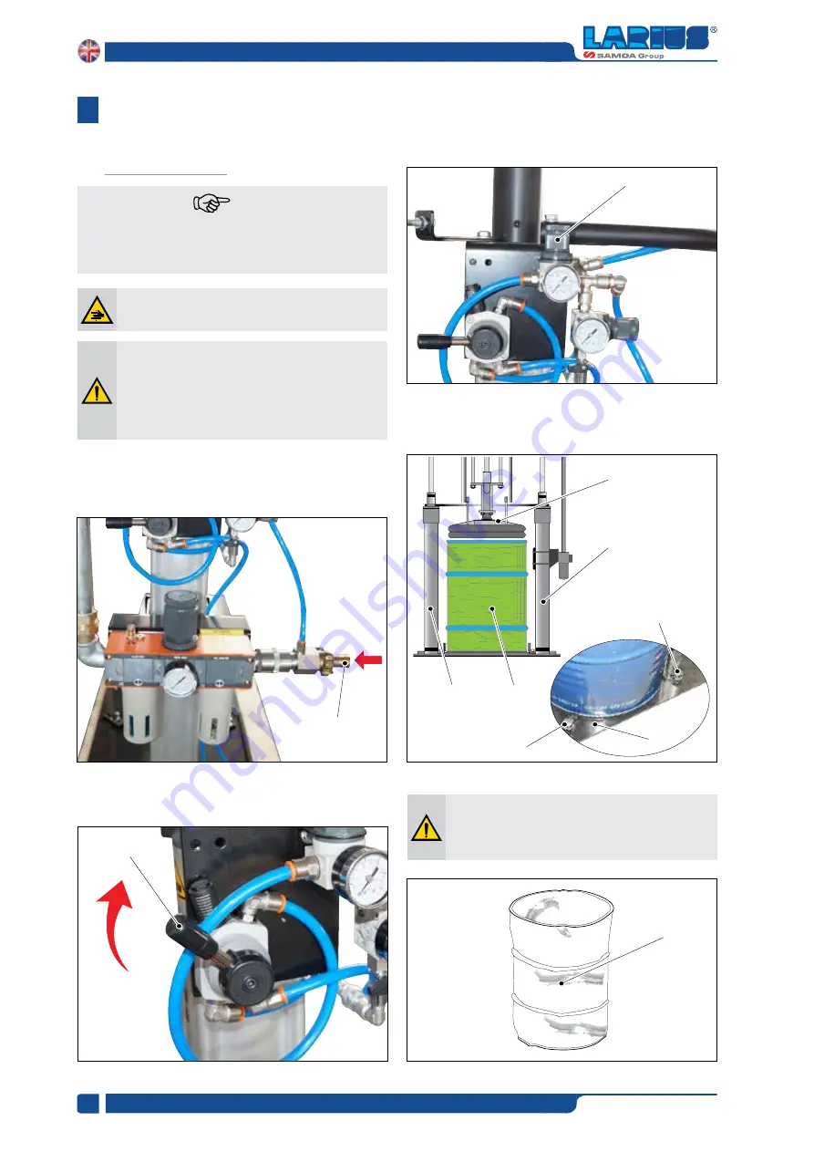 Samoa LARIUS PNEUMATIC HOIST 200 Скачать руководство пользователя страница 16