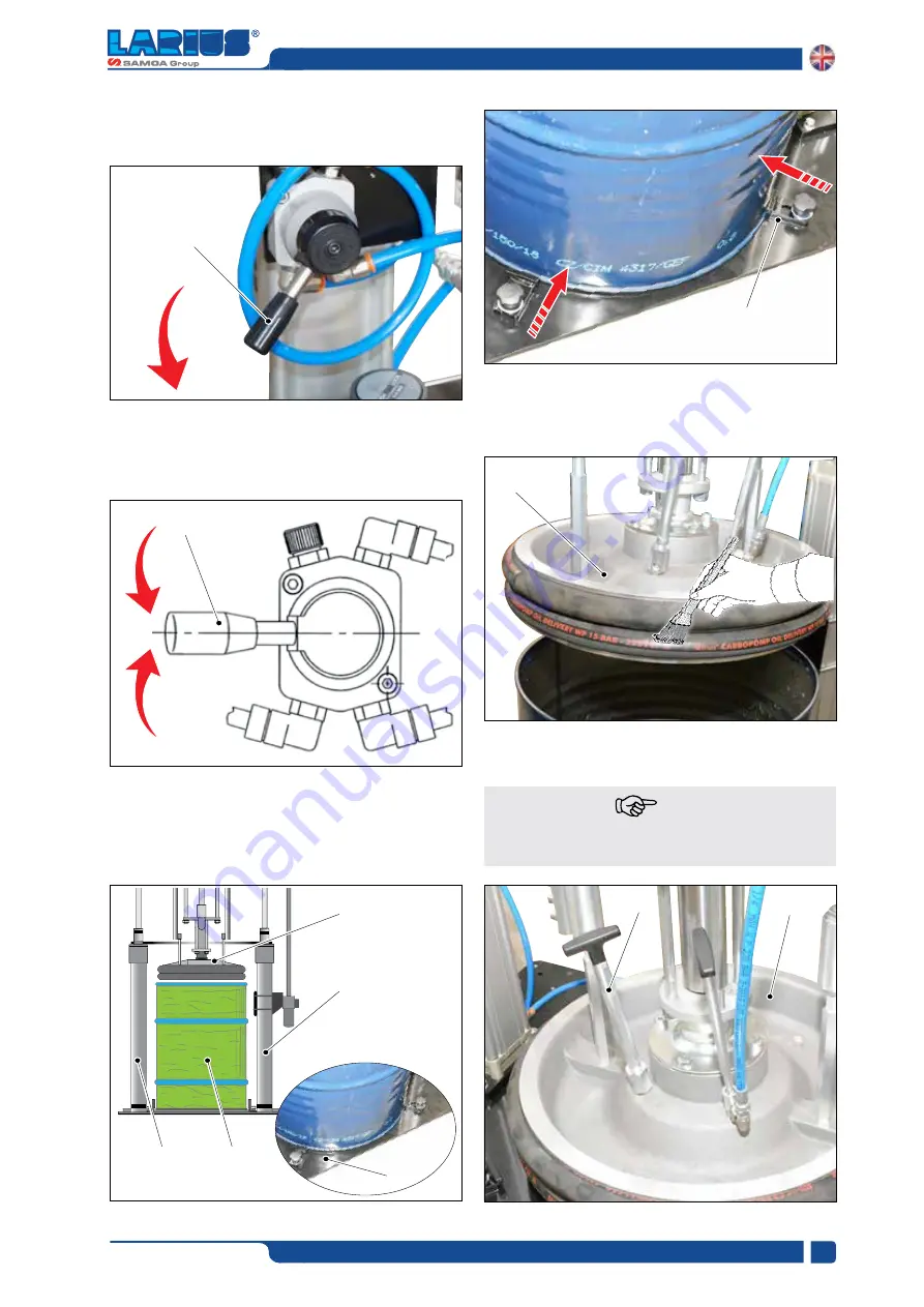 Samoa LARIUS PNEUMATIC HOIST 200 Operating And Maintenance Manual Download Page 17