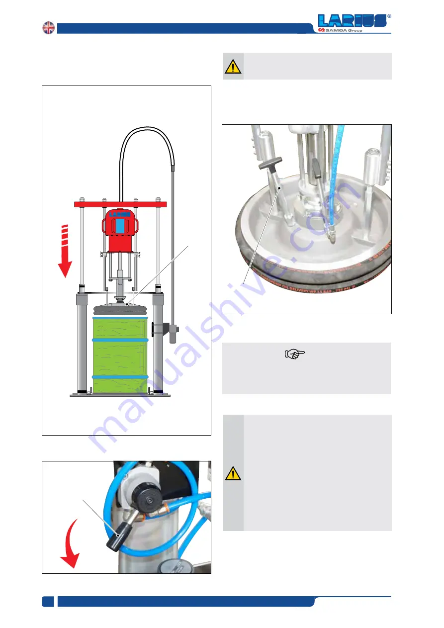 Samoa LARIUS PNEUMATIC HOIST 200 Operating And Maintenance Manual Download Page 18