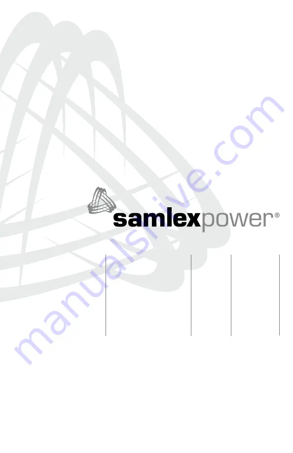 SamplexPower PST-1000-12 Скачать руководство пользователя страница 1