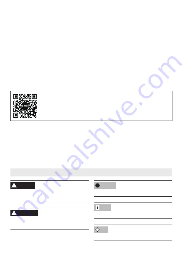 Samson 2405 Series Mounting And Operating Instruction Download Page 2