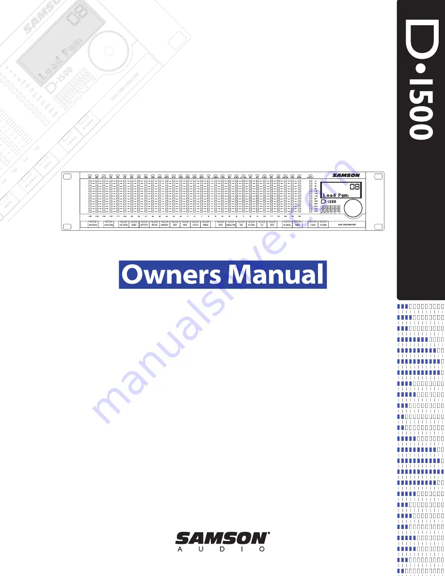 Samson D-150 Скачать руководство пользователя страница 1