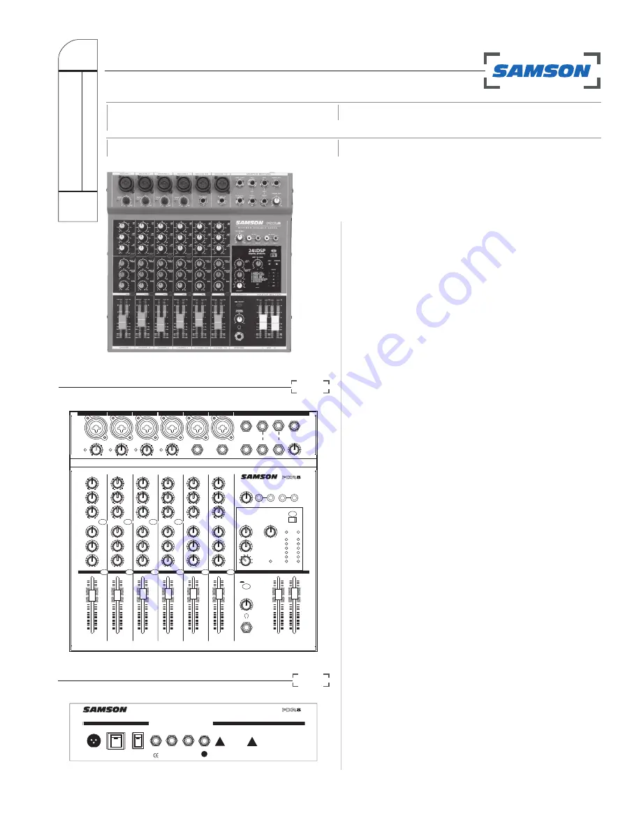 Samson MDR series Specification Sheet Download Page 1