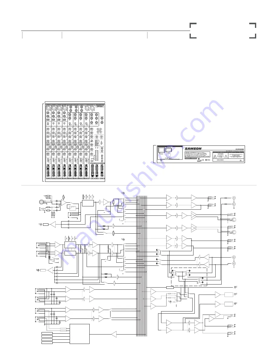 Samson MDR1248 Specification Sheet Download Page 2