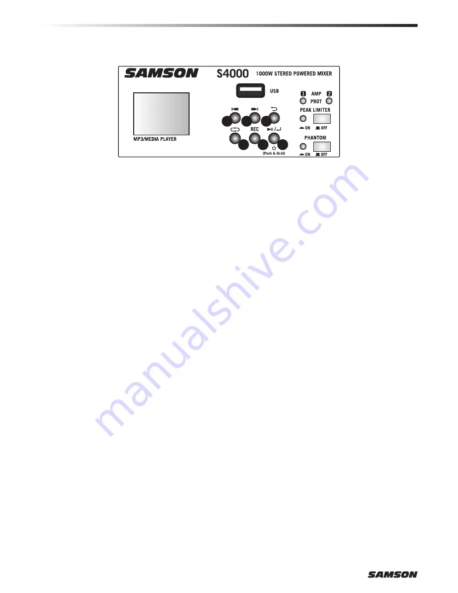 Samson S4000 Owner'S Manual Download Page 12