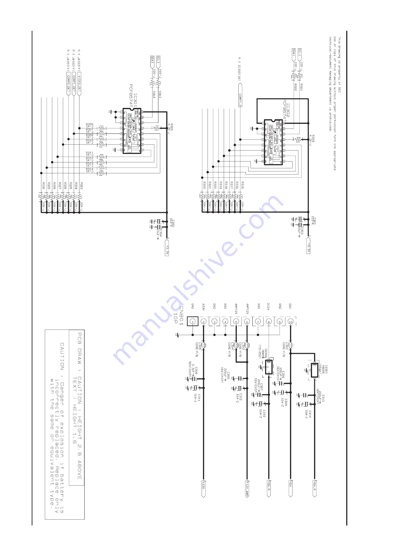 Samsung HPN5039X/XAA Service Manual Download Page 24