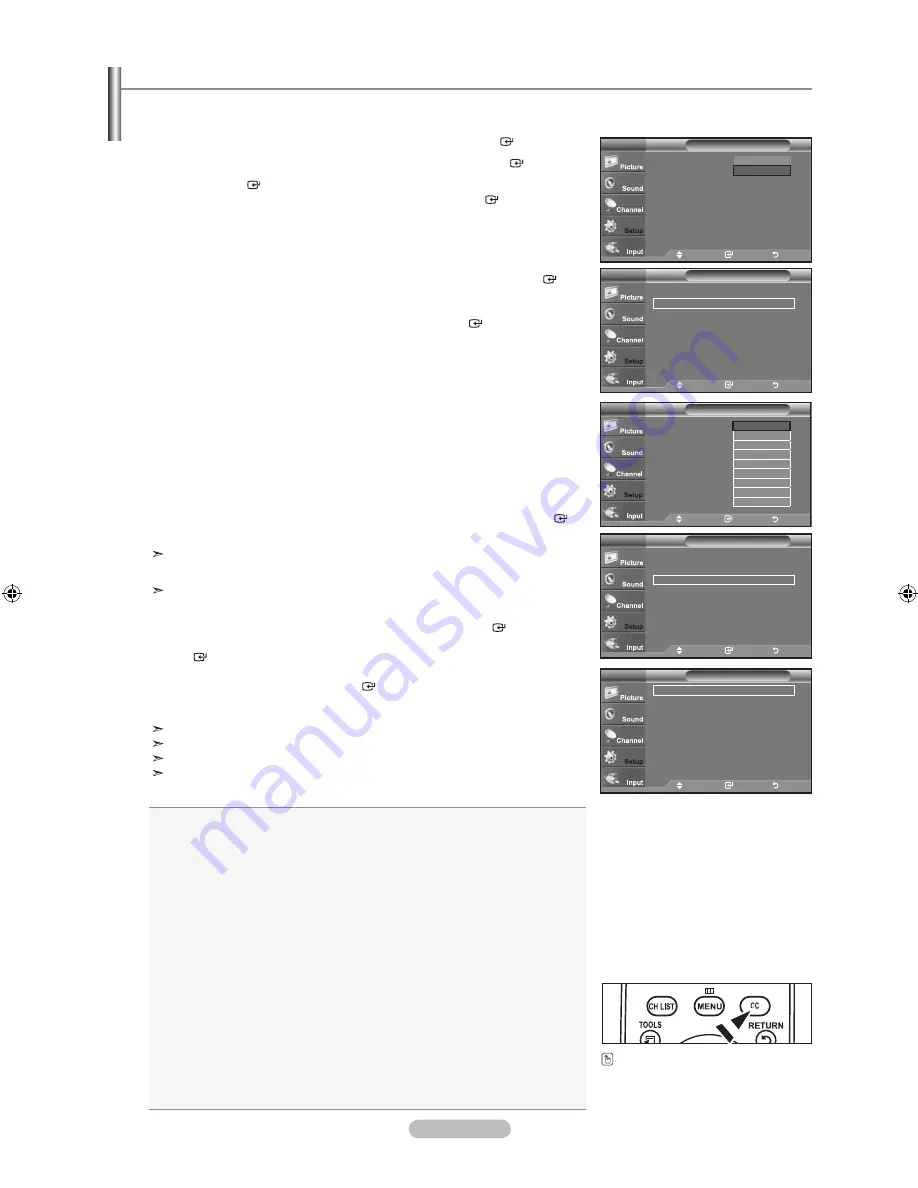 Samsung LN26A450 User Manual Download Page 62