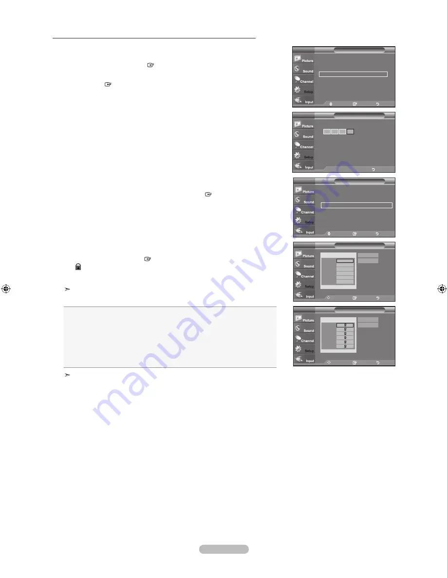 Samsung LN26A450 User Manual Download Page 138