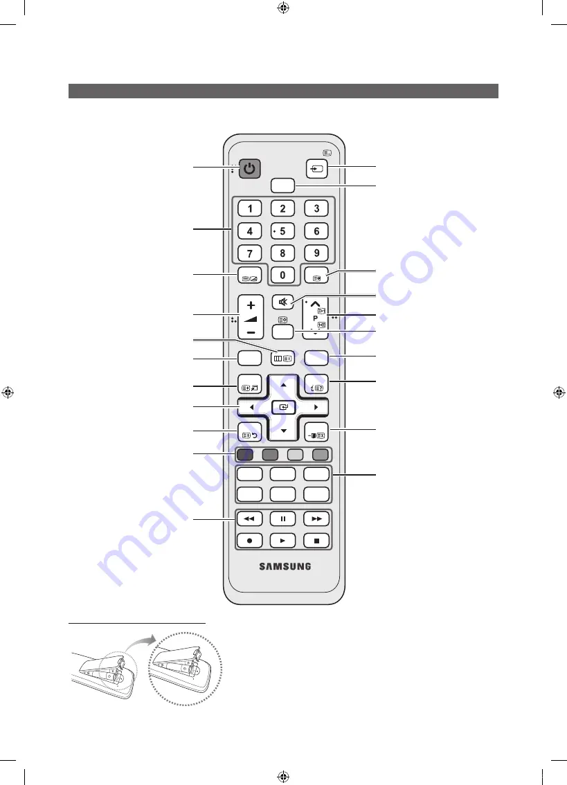 Samsung PS50C550G1W User Manual Download Page 6