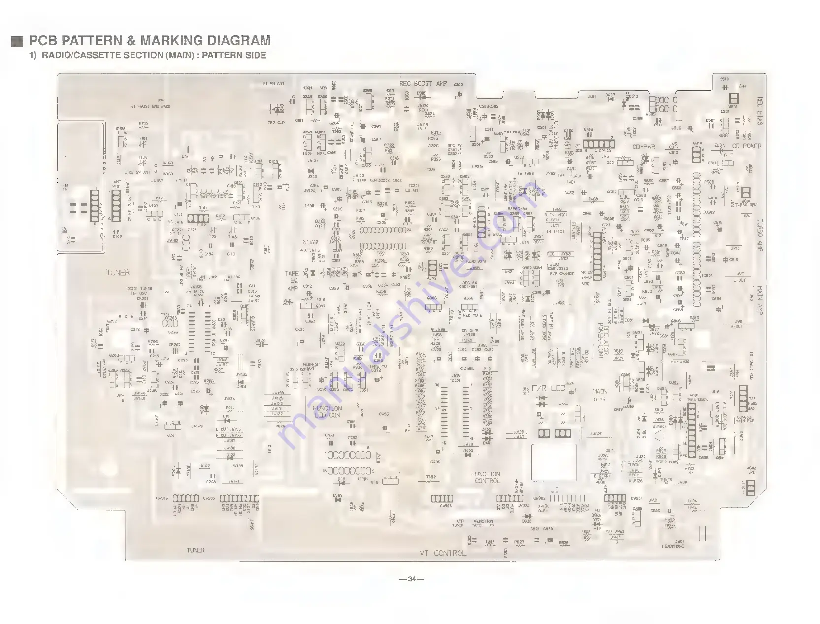 Samsung RCD-2600 Service Manual Download Page 35