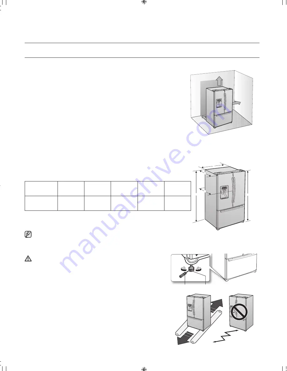 Samsung RFG237AAPN - 23 cu. ft. Refrigerator User Manual Download Page 8