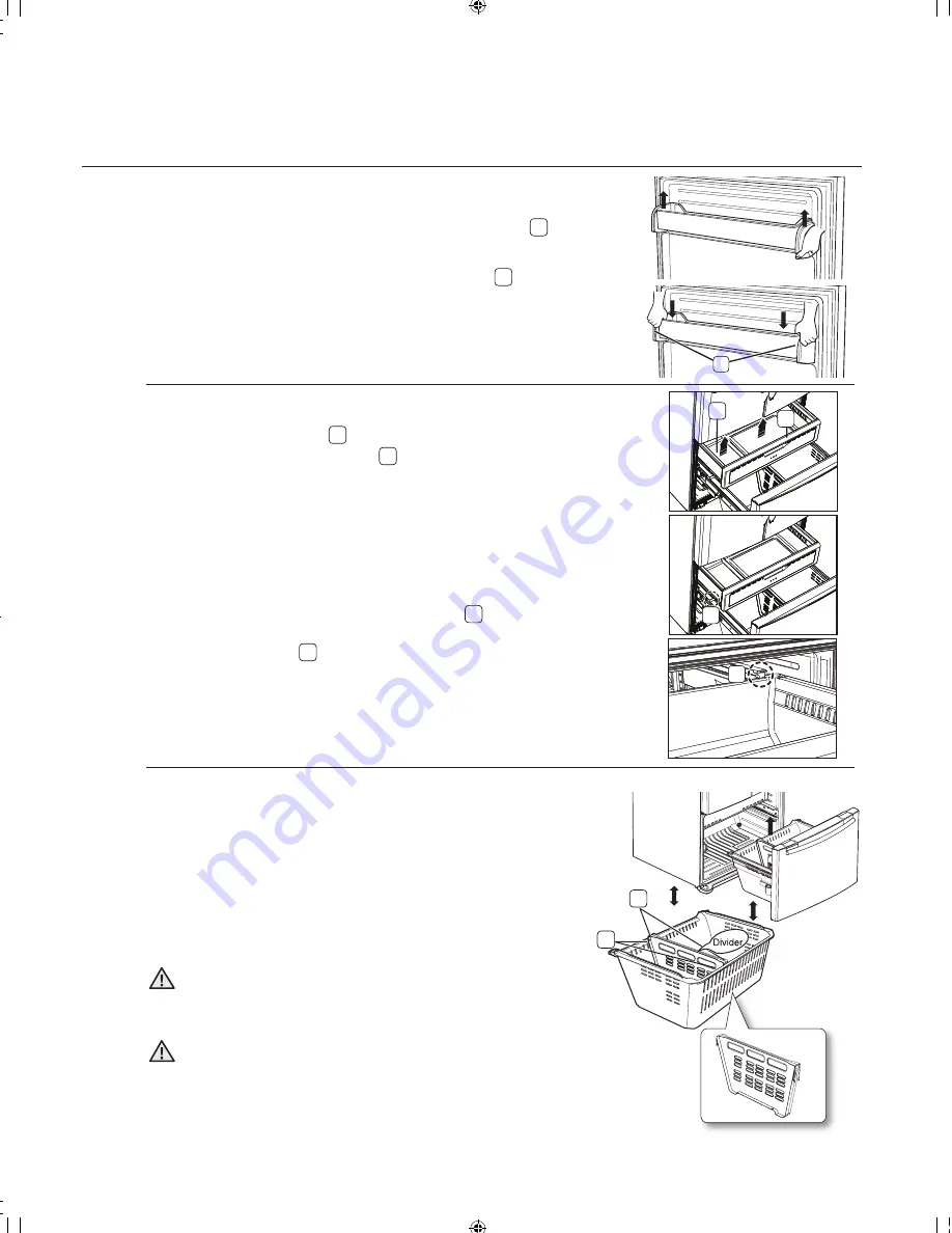 Samsung RFG237AAPN - 23 cu. ft. Refrigerator Скачать руководство пользователя страница 36