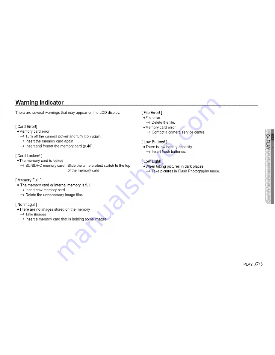 Samsung S760 - Digital Camera - Compact User Manual Download Page 72