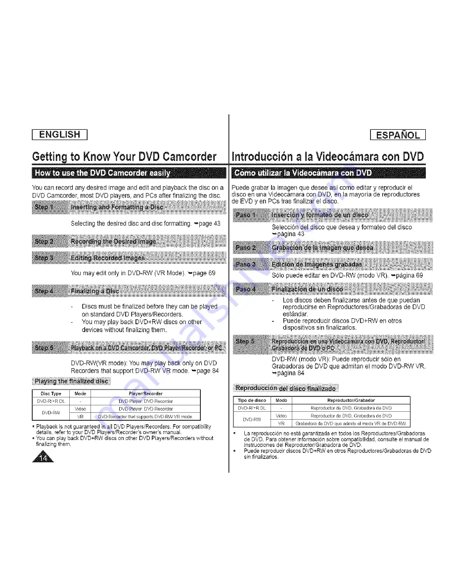 Samsung SC-DC564 Скачать руководство пользователя страница 14