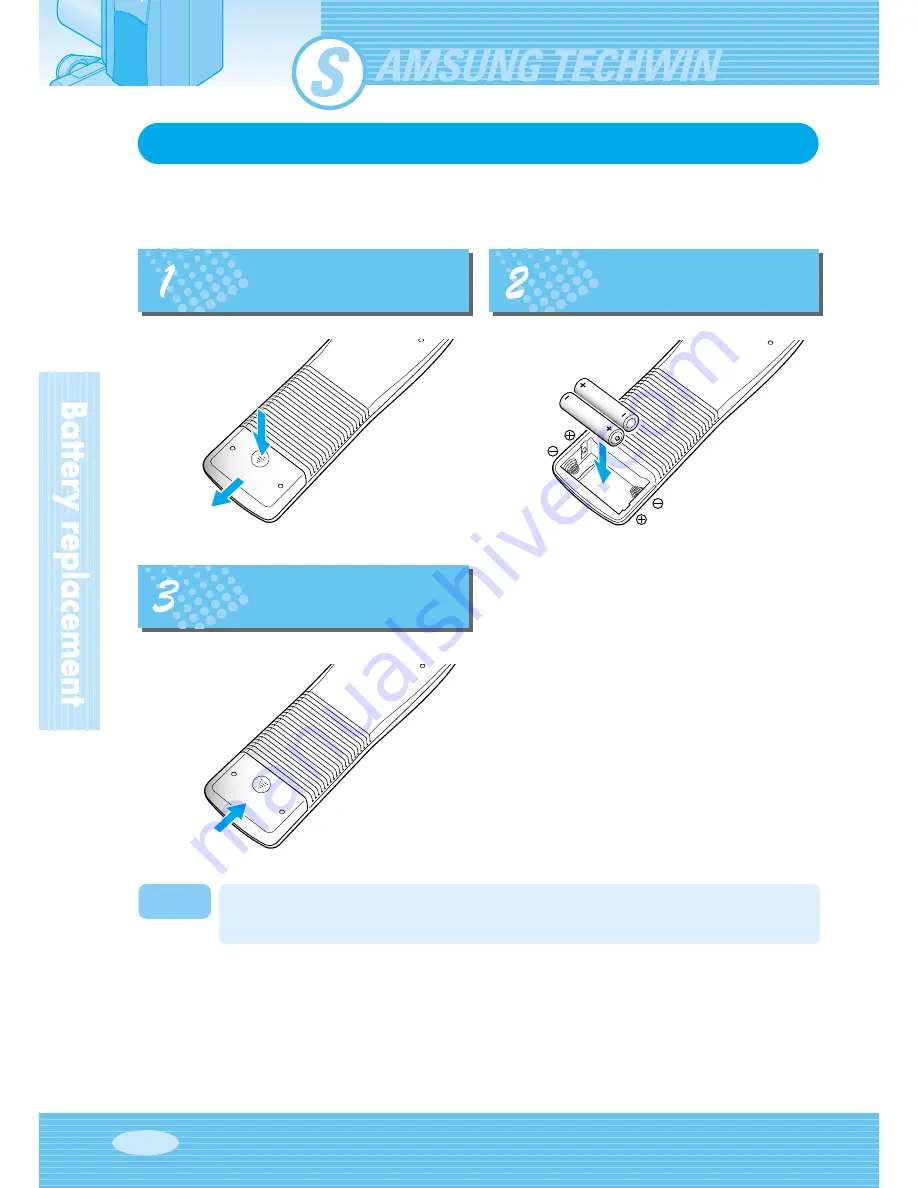 Samsung SDP-900DXA User Manual Download Page 44